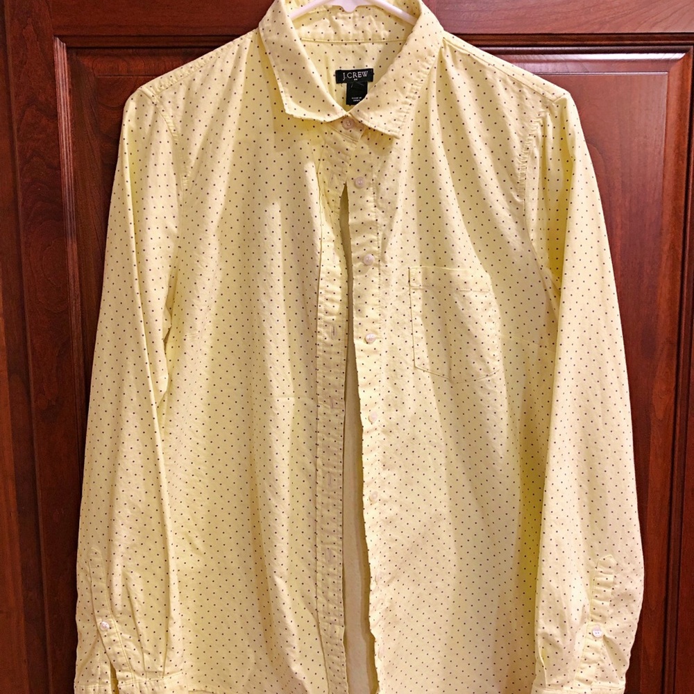 Yellow Button Down Collared Shirt - image 2